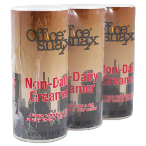 Image of Reclosable Powdered Non-Dairy Creamer, 12 oz Canister, 3/Pack