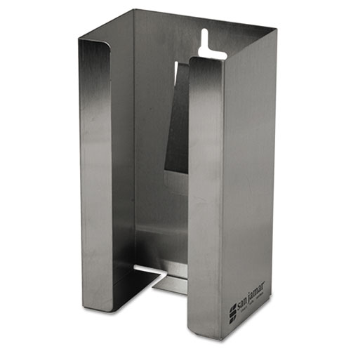 Stainless Steel Disposable Glove Dispenser, Single-Box, 5 1/2w x 3 3/4d x 10h