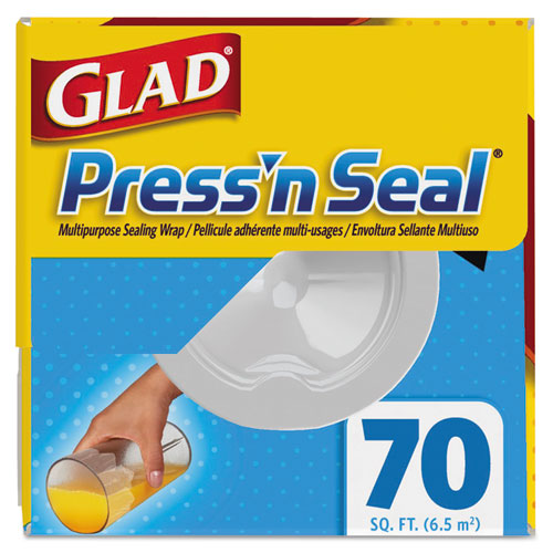 CLO70441 Glad Press'n Seal Plastic Wrap Zuma