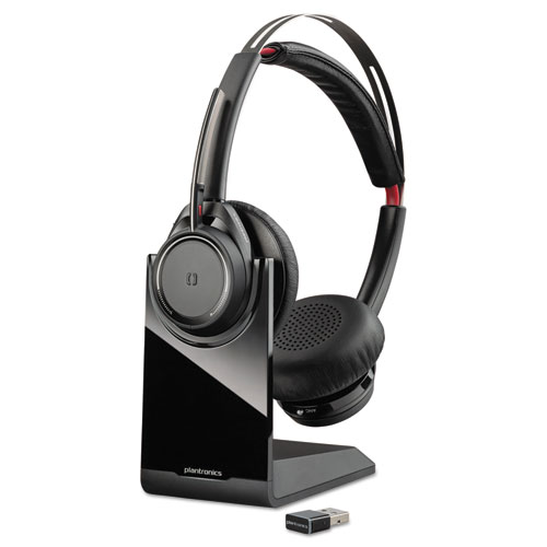 Image of Voyager Focus UC Stereo Bluetooth Headset System with Active Noise Canceling