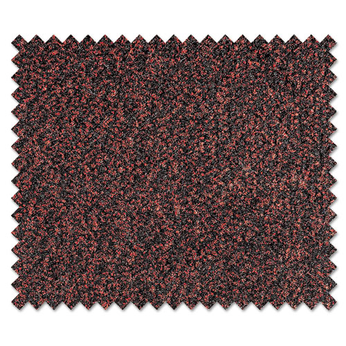 Dust-Star Microfiber Wiper Mat, 36 x 60, Red