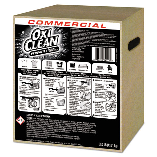 OxiClean™ Stain Remover, Regular Scent, 30 lb Box