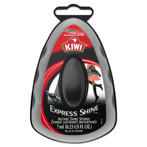 Express Shine Sponge, Black, 7 mL, 12/Carton