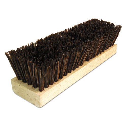 Boardwalk® Deck Brush Head, 2" Brown Palmyra Bristles, 10" Brush