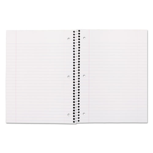 Image of Spiral Notebook, 3-Hole Punched, 1 Subject, Wide/Legal Rule, Randomly Assorted Covers, 10.5 x 7.5, 70 Sheets