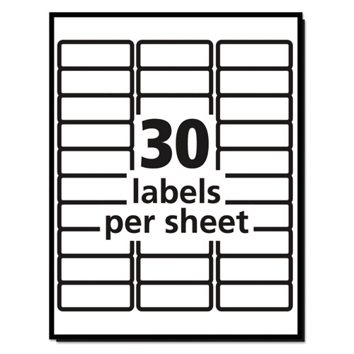Avery 5160 Easy Peel White Address Labels W Sure Feed Technology Laser Printers 1 X 2 63 White 30 Sheet 100 Sheets Box Comp U Charge Inc