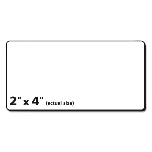 Image of Matte Clear Easy Peel Mailing Labels w/ Sure Feed Technology, Inkjet Printers, 2 x 4, Clear, 10/Sheet, 10 Sheets/Pack