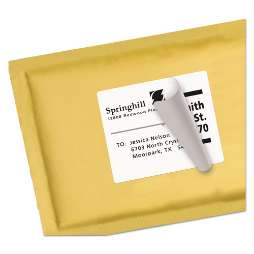 Image of Shipping Labels w/ TrueBlock Technology, Inkjet Printers, 3.33 x 4, White, 6/Sheet, 25 Sheets/Pack