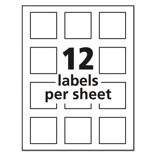 Avery 2x2 Label Template