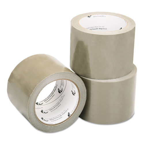 7510000797905 SKILCRAFT Package Sealing Tape, 3 Core, 3 x 60 yds, Tan
