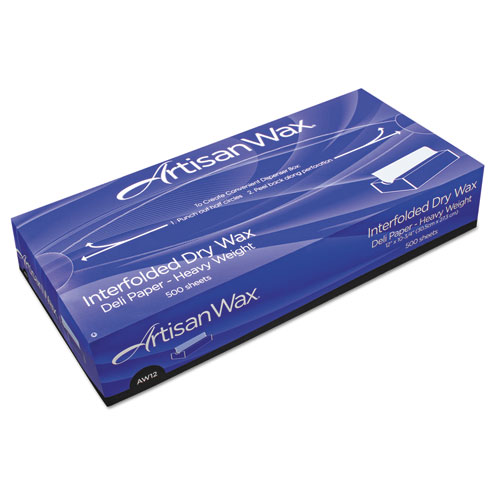 Image of Bagcraft Dry Wax Paper, 8 X 10.75, White, 500/Box, 12 Boxes/Carton
