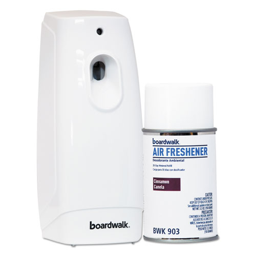 Air Freshener Dispenser Starter Kit, White, Cinnamon Sunset, 5.3 Oz