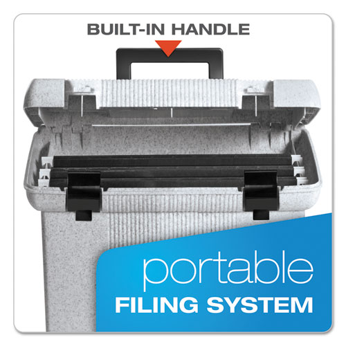 Image of Pendaflex® Portable File Boxes, Letter Files, 13.88" X 14" X 11.13", Granite