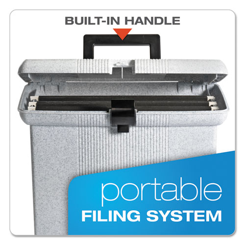 Image of Pendaflex® Portable File Boxes, Letter Files, 14.88" X 6.5" X 11.88", Granite