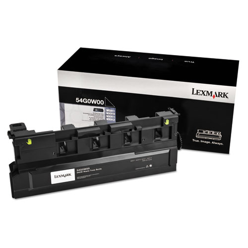 Lexmark™ 54G0W00 Waste Toner Container, 50,000 Page-Yield