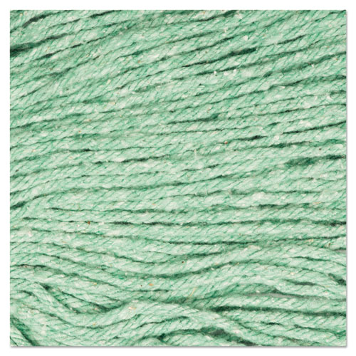 Image of Boardwalk® Super Loop Wet Mop Head, Cotton/Synthetic Fiber, 5" Headband, Large Size, Green