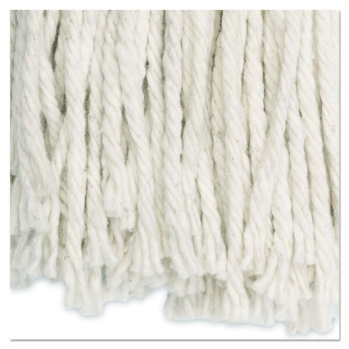 Image of Boardwalk® Cut-End Wet Mop Head, Cotton, No. 20, White