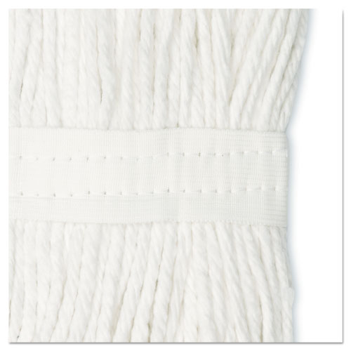 Image of Cut-End Wet Mop Head, Cotton, #16, White, 12/Carton