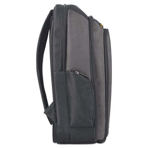 Pro CheckFast Backpack, Fits Devices Up to 16", Ballistic Polyester, 13.75 x 6.5 x 17.75, Black