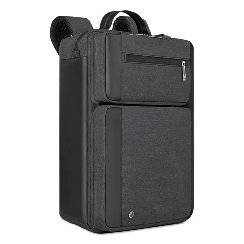 Image of Solo Urban Hybrid Briefcase, Fits Devices Up To 15.6", Polyester, 16.75" X 4" X 12", Gray