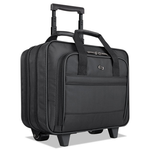Classic Rolling Case, Fits Devices Up to 15.6", Ballistic Polyester, 15.94 x 5.9 x 12, Black