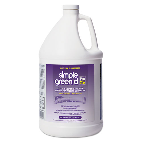 Simple Green® d Pro 5 Disinfectant, 1 gal Bottle, 4/Carton
