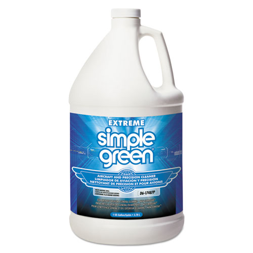 Simple Green® Extreme Aircraft and Precision Equipment Cleaner, 1 gal, Bottle, 4/Carton
