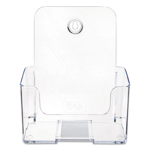 Image of Deflecto® Docuholder For Countertop/Wall-Mount, Booklet Size, 6.5W X 3.75D X 7.75H, Clear