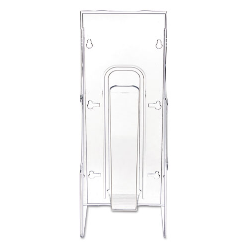 Stand-Tall Wall-Mount Literature Rack, Leaflet, 4.56w x 3.25d x 11.88h, Clear