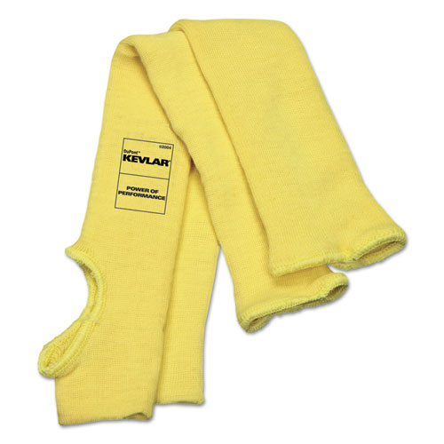 Image of Economy Series DuPont Kevlar Fiber Sleeves, One Size Fits All, Yellow, 1 Pair