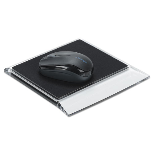 Stratus Acrylic Mouse Pad, Black/Clear