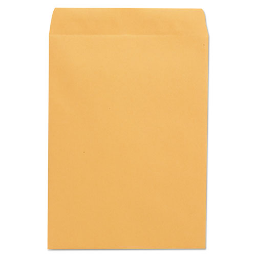 Catalog Envelope, #10 1/2, Square Flap, Gummed Closure, 9 x 12, Brown Kraft, 250/Box