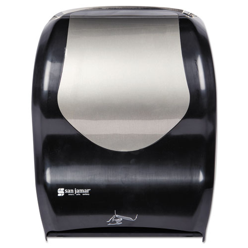 Smart System with iQ Sensor Towel Dispenser, 16.5 x 9.75 x 12, Black/Silver