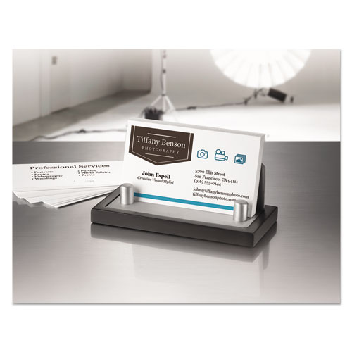 Image of True Print Clean Edge Business Cards, Inkjet, 2 x 3.5, White, 1,000 Cards, 10 Cards/Sheet, 100 Sheets/Box