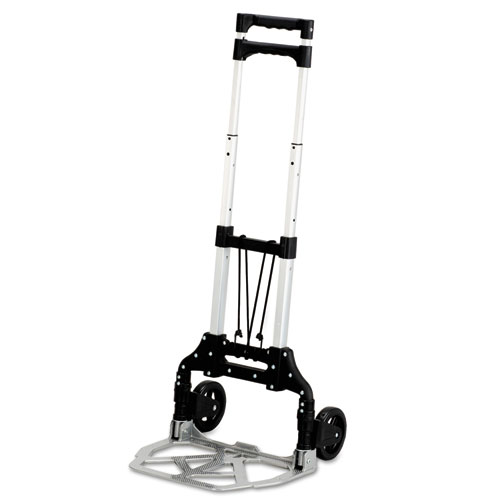 Stow and Go Cart, 110 lb Capacity, 15.25 x 16 x 39, Aluminum | by Plexsupply