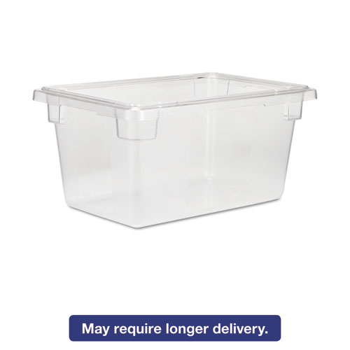 Food/Tote Boxes, 5gal, 12w x 18d x 9h, Clear