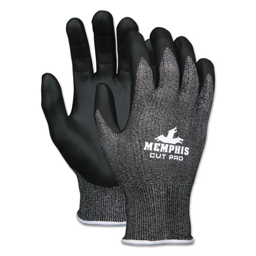 MCR™ Safety Cut Pro 92723NF Gloves, Salt & Pepper, Small, 1 Dozen