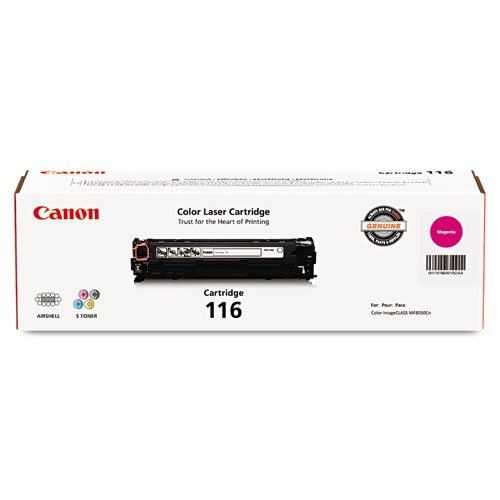 Canon® 1978B001 (116) Toner, 1,500 Page-Yield, Magenta
