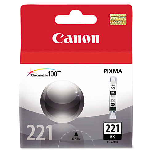 Canon® 2946B001 (Cli-221) Ink, Black
