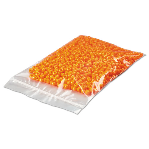ZIP RECLOSABLE POLY BAGS, 2 MIL, 6" X 6", CLEAR, 1,000/CARTON