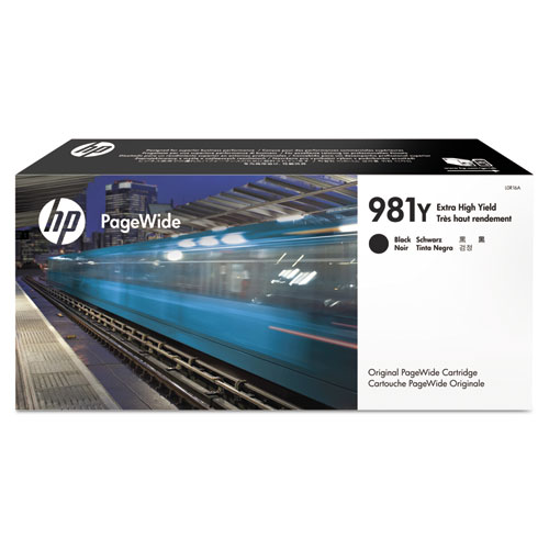 Image of Hp 981Y, (L0R16A) Extra High-Yield Black Original Pagewide Cartridge