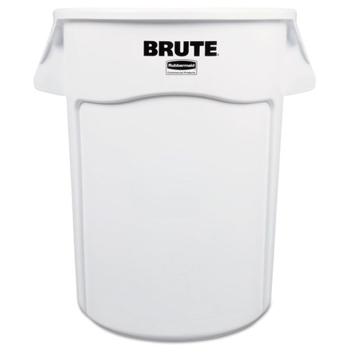 Rubbermaid® Commercial Brute Round Container, 44 gallon, White