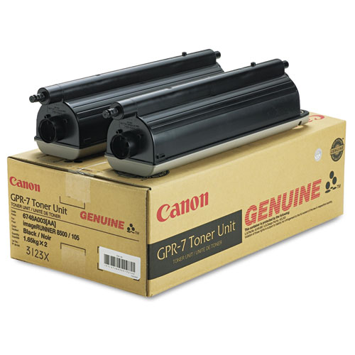 Canon® 6748A003AA (GPR-7) Toner, Black, 2/PK