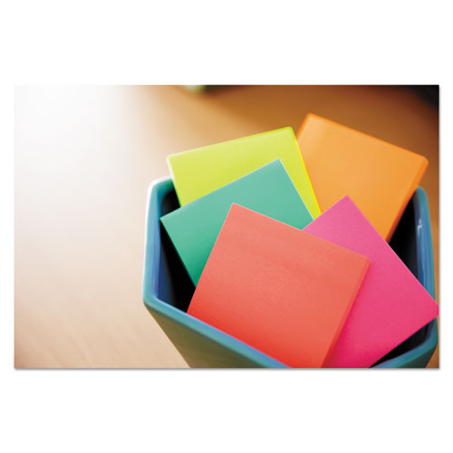 Post-it Notes 6545PK Original Pads in Poptimistic Colors, 3 x 3, 100-Sheet.  Contains 5 per pack. - Comp-U-Charge Inc