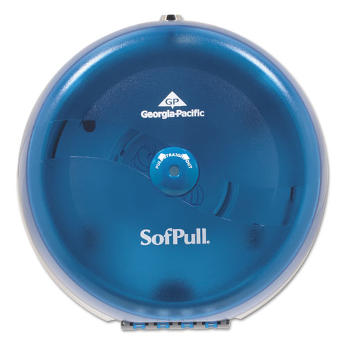 SofPull High-Capacity Center-Pull Tissue Dispenser, 16.1 x 6.75 x 10.5, Blue