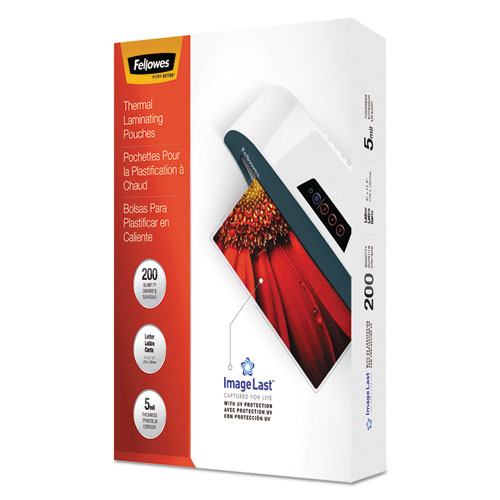 Fellowes® ImageLast Laminating Pouches with UV Protection, 5mil, 11 1/2 x 9, 200/Pack
