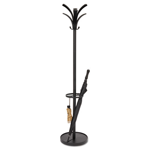 Image of Alba™ Brio Coat Stand, 13.75W X 13.75D X 66.25H, Black