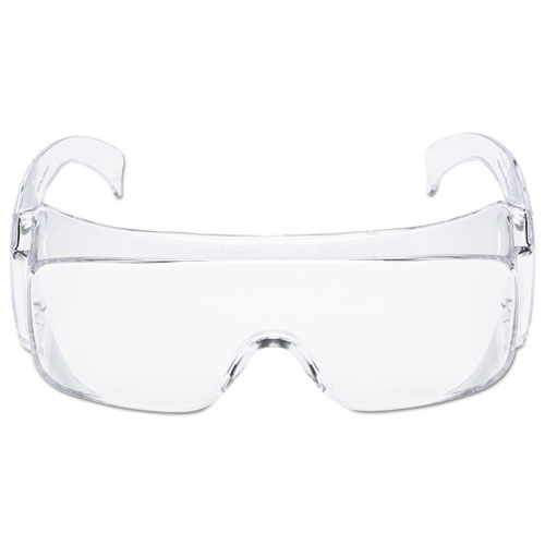 Tour Guard V Safety Glasses, One Size Fits Most, Clear Frame/Lens, 20/Box