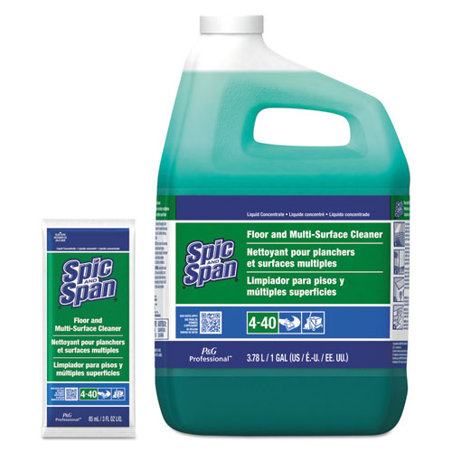 Spic and Span® Liquid Floor Cleaner, 1 gal Bottle, 3/Carton