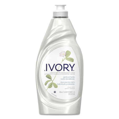 Ivory® Dish Detergent, Classic Scent, 24 oz Bottle, 10/Carton